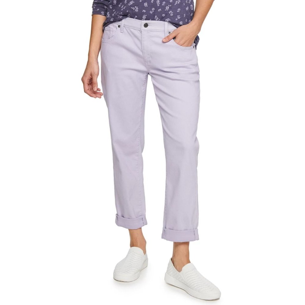 NWT SONOMA LAVENDER GIRLFRIEND JEANS (6)